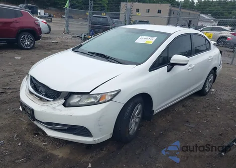 2014 Honda Civic Lx from USA, damaged, VIN 19XFB2F53EE007378